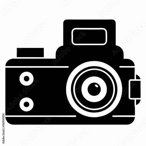 Dashcam Silhouette Vector Design