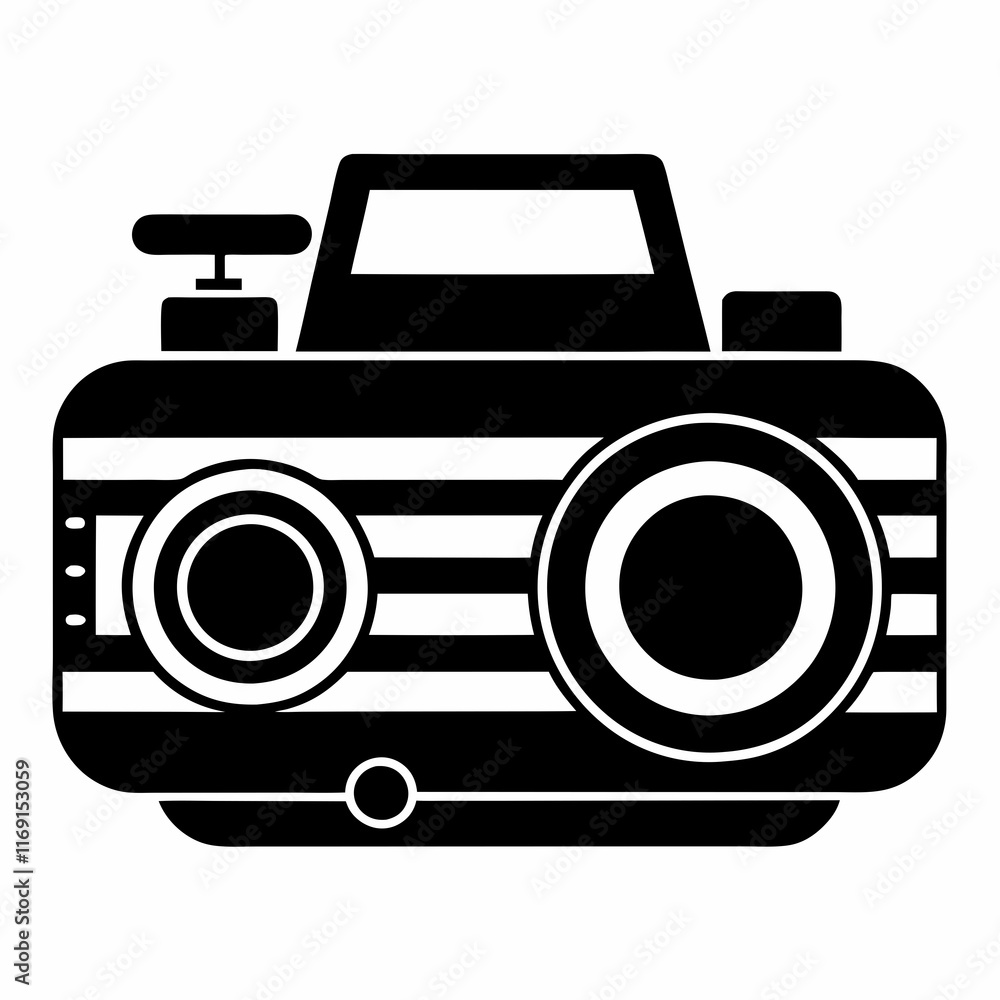 Dashcam Silhouette Vector Design Dashcam Silhouette Vector Design