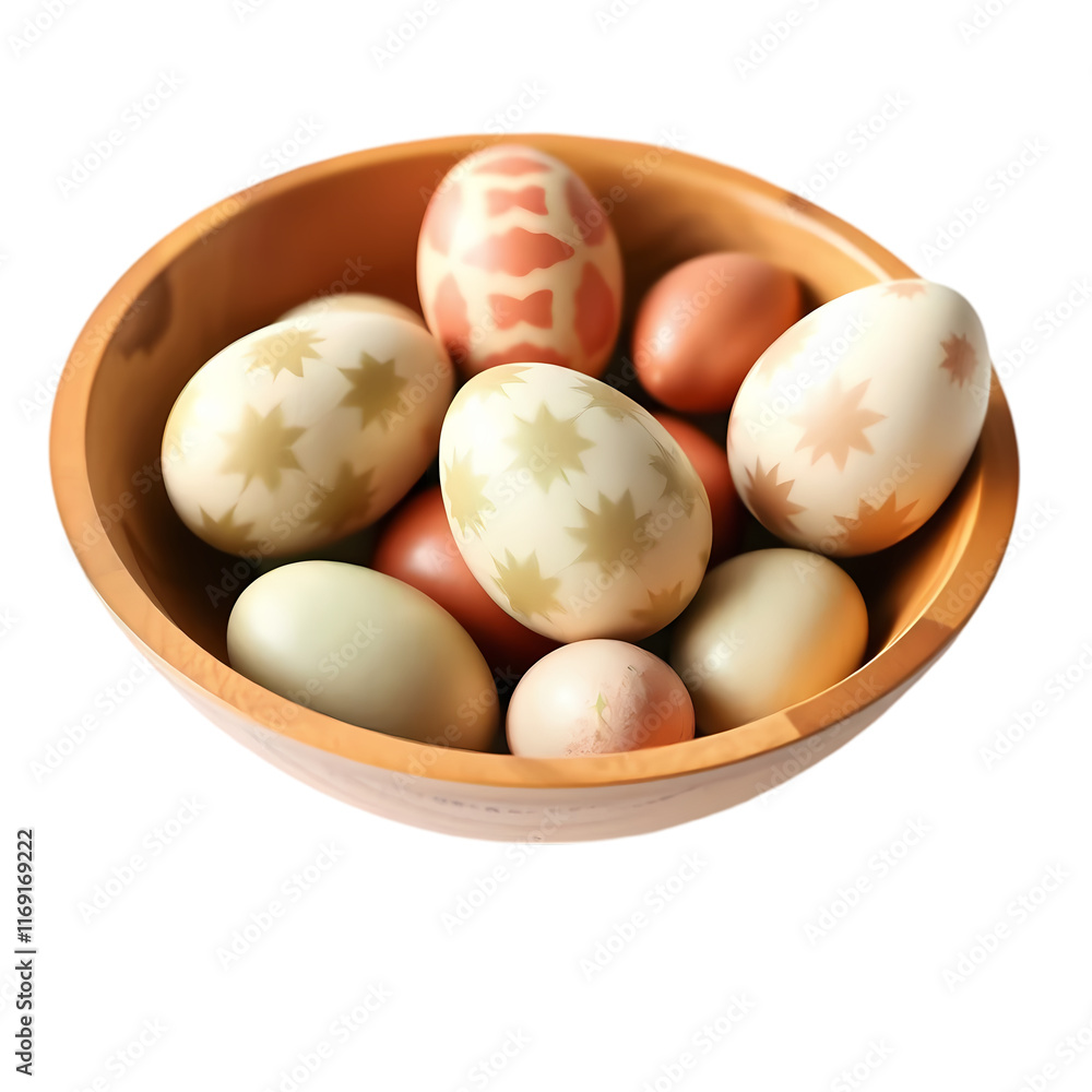 Decorated Easter Eggs in a Wooden Bowl Decorated Easter Eggs in a Wooden Bowl Decorated Easter Eggs in a Wooden Bowl Decorated Easter Eggs in a Wooden Bowl