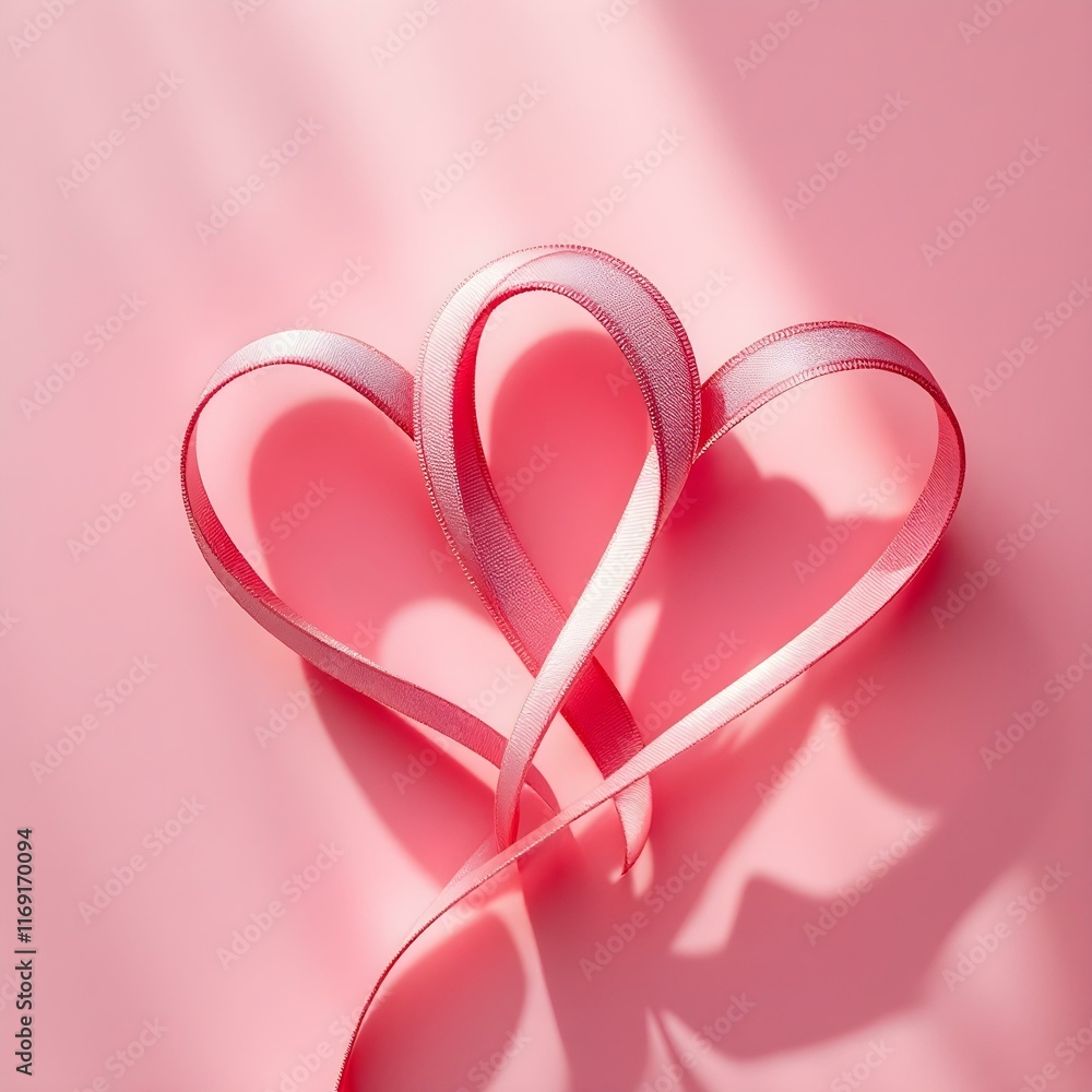 pink heart background