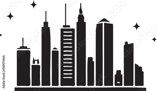 Vibrant Urban Nightlife Vector Art – City Lights and Modern Vibes