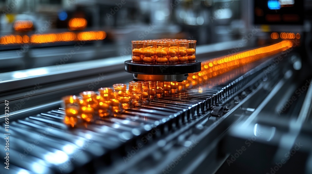 Automated checkweigher verifying medicine package weights on conveyor Automated checkweigher verifying medicine package weights on conveyor