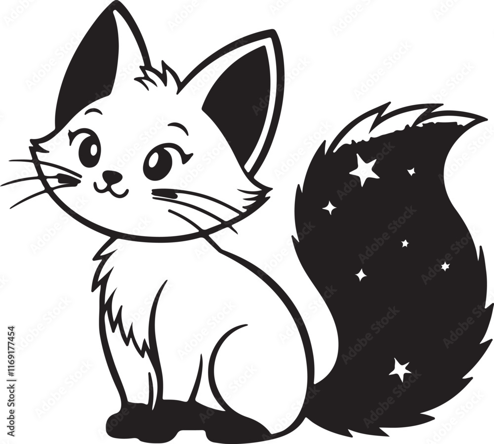 Obraz premium A Cute Cat Cub