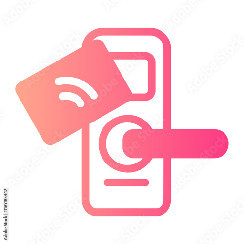 keycard gradient icon photo