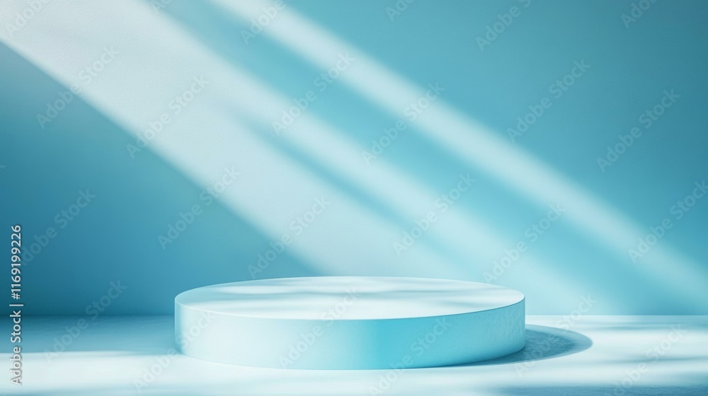 Light Blue Product Display Podium Light Blue Product Display Podium
