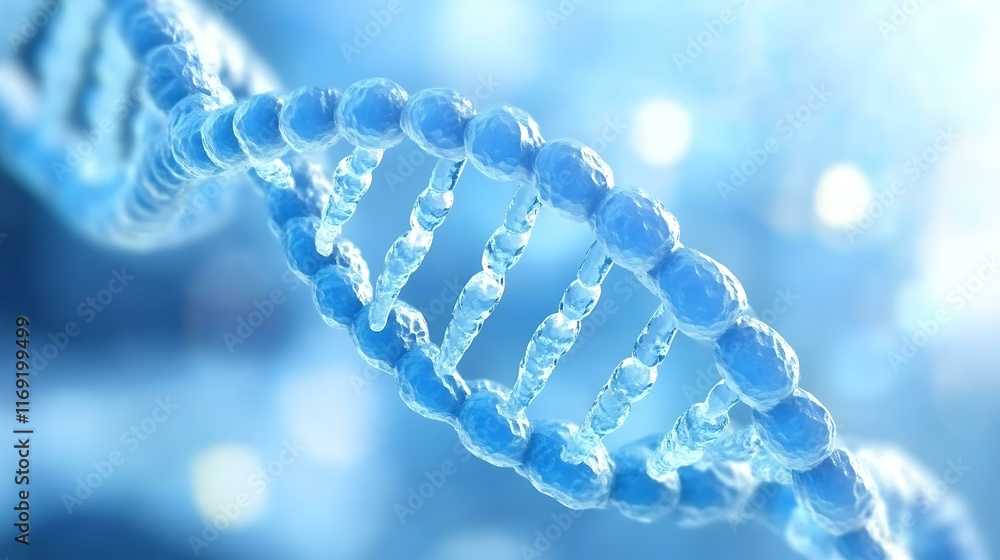 Abstract DNA Structure Illustration Abstract DNA Structure Illustration