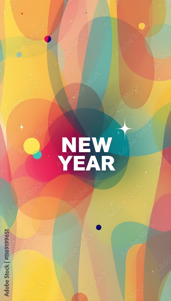 New Year christmas background