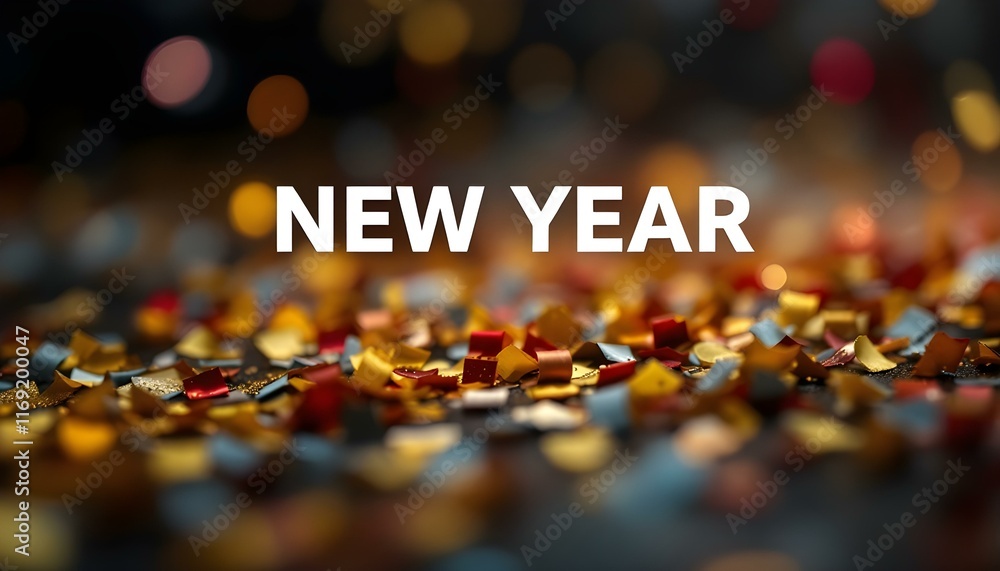 New Year christmas background