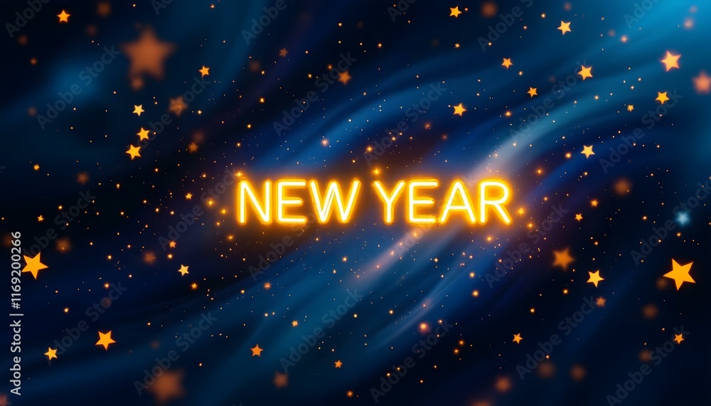 New Year christmas background