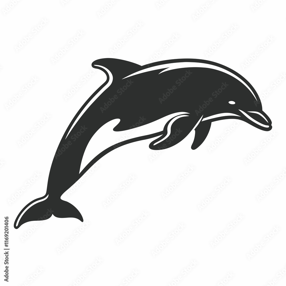 Fototapeta premium dolphin illustration