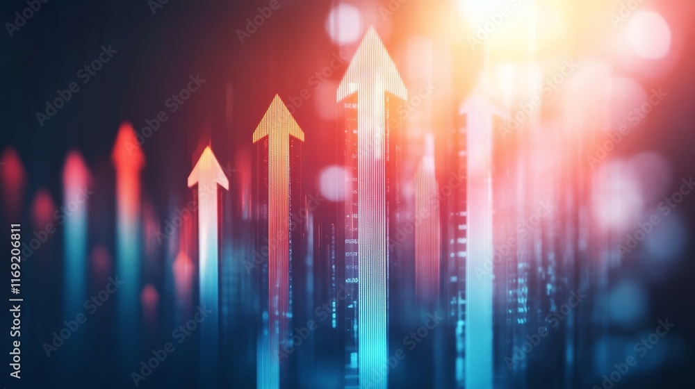 Digital Growth Trend Illustration Digital Growth Trend Illustration