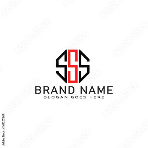 SSS letter logo design. SSS business and real estate monogram logo vector template.