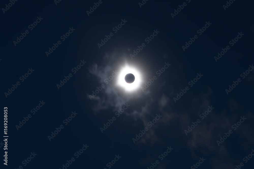 Obraz premium total solar eclipse of 2024