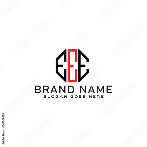 EEE letter logo design. EEE business and real estate monogram logo vector template. photo