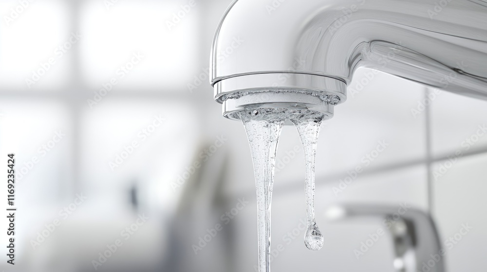 A close-up view of water dripping from a pipe joint in an apartment, highlighting the issue of leakage and the need for plumbing repair. A close-up view of water dripping from a pipe joint in an apartment, highlighting the issue of leakage and the need for plumbing repair.