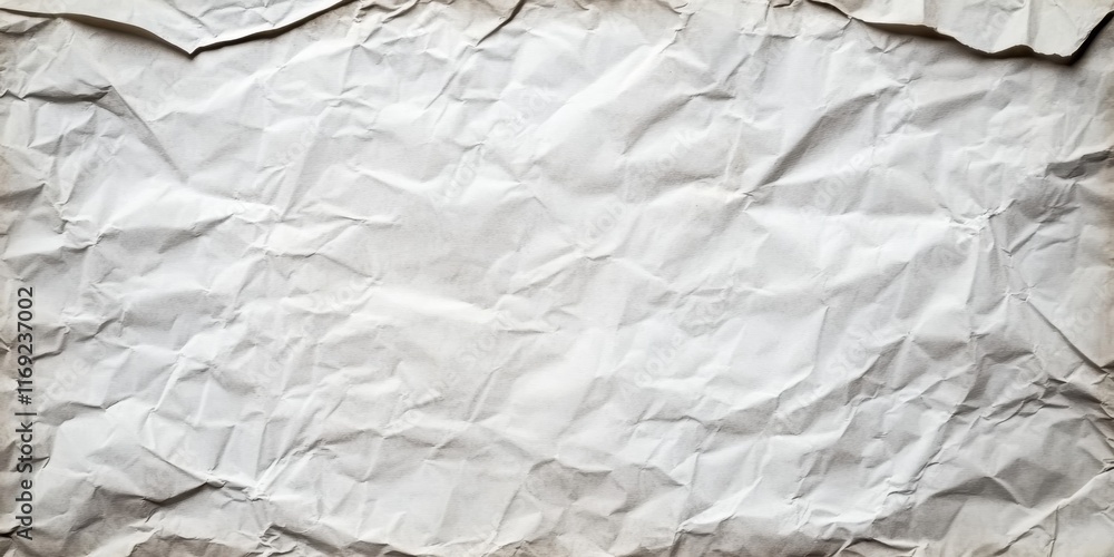 Crumpled paper texture, white background, high resolution, macro photography, detailed wrinkles, creased surface, subtle shadows, minimalist, abstract, textural study, soft lighting, clean aesthetic, Crumpled paper texture, white background, high resolution, macro photography, detailed wrinkles, creased surface, subtle shadows, minimalist, abstract, textural study, soft lighting, clean aesthetic,