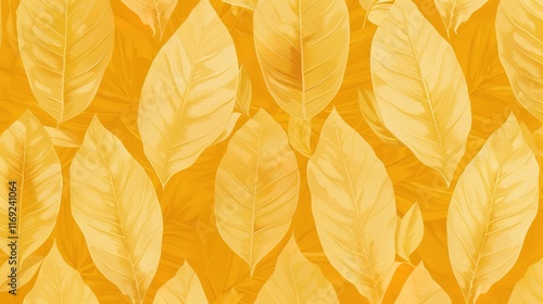 canary yellow seamless pattern wallpaper