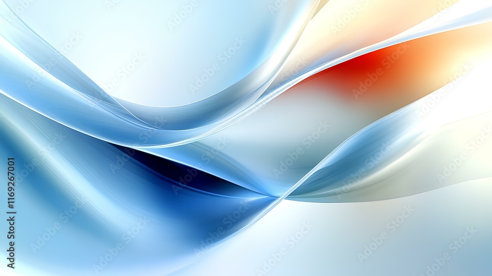 Naklejka premium Abstract Flowing Lines Background Design