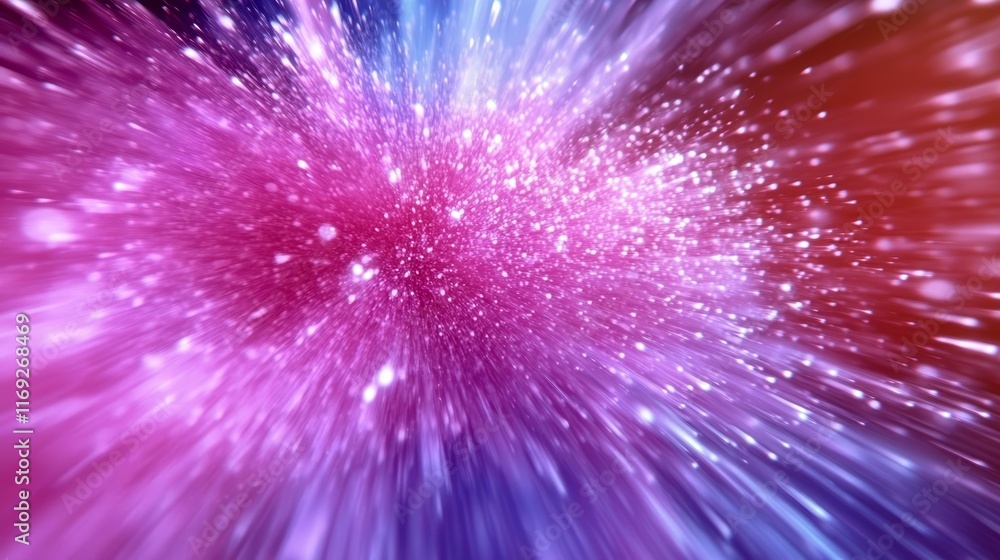Abstract Colorful Burst of Light Abstract Colorful Burst of Light
