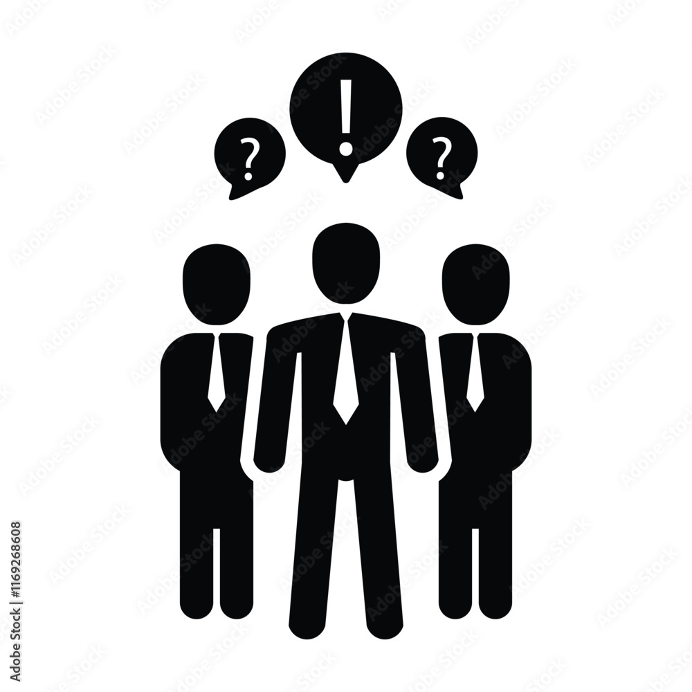 member users or businessperson. concept of social network, quiz, crowd, different worker, startup cooperation, discussion flat style trend modern member users or businessperson. concept of social network, quiz, crowd, different worker, startup cooperation, discussion flat style trend modern
