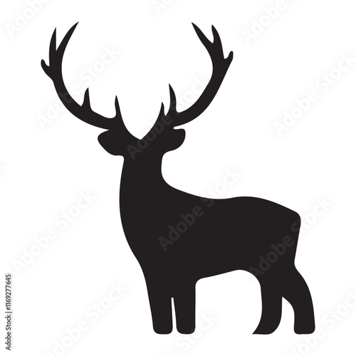 deer silhouette vector