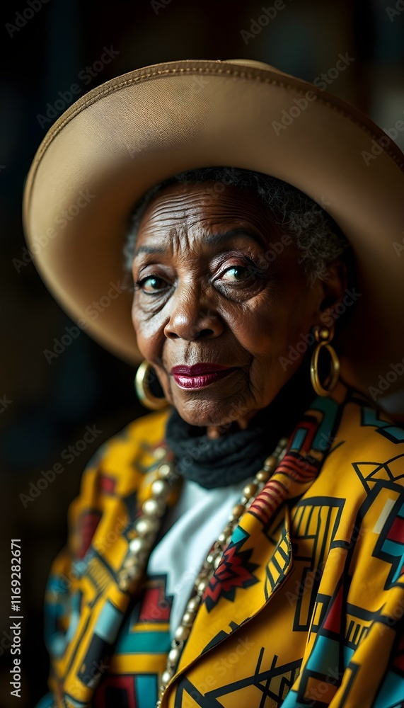 portrait of a old woman person