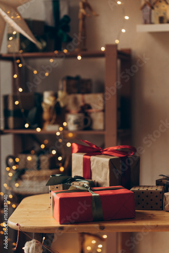 New Year's decor for a holiday, a gift