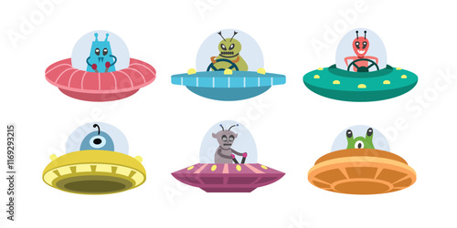 Alien illustration. Ufo spacedhip. Ufo collection. Scifi. Universe exploration. Space exploration. Spacecraft.  Flying saucer. Spaceship. 