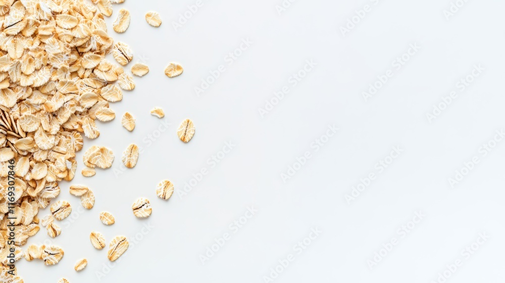 Minimalist design with oats for national oatmeal month graphic resources Minimalist design with oats for national oatmeal month graphic resources