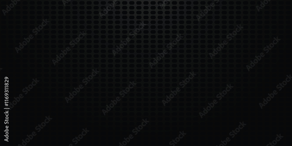 Black metallic abstract background, perforated steel mesh. Dark mockup banners, vector illustration. Dark abstract polygonal background Black metallic abstract background, perforated steel mesh. Dark mockup banners, vector illustration. Dark abstract polygonal background