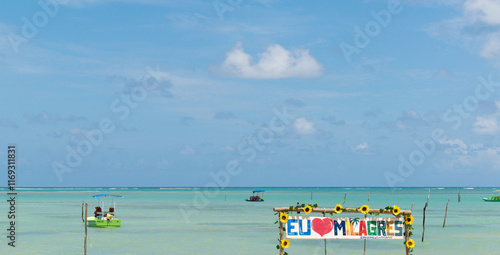 Sao Miguel dos Milagres beach landscape, Alagoas, Brazil.