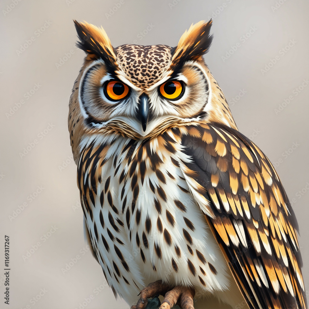 Fototapeta premium great horned owl