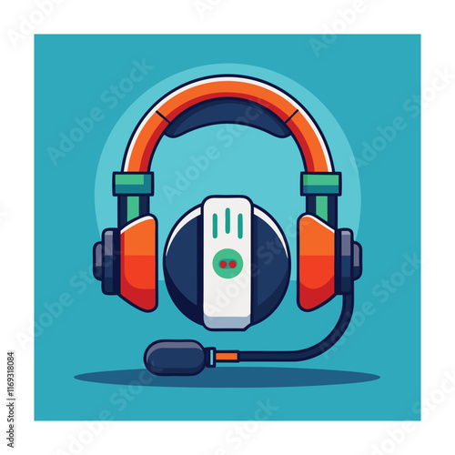 Gaming equipment vector illustration