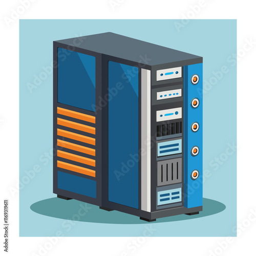 Gaming equipment vector illustration