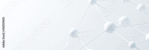 Wallpaper Mural white geometric vectors used networking technologies simple white computer screen Torontodigital.ca