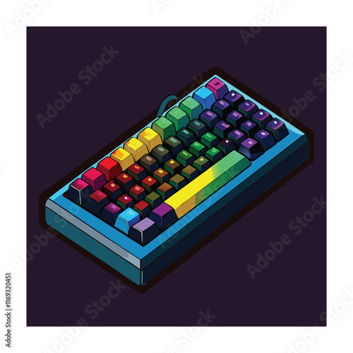 Gaming equipment vector illustration