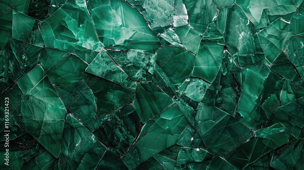 Obraz premium emerald seamless pattern wallpaper