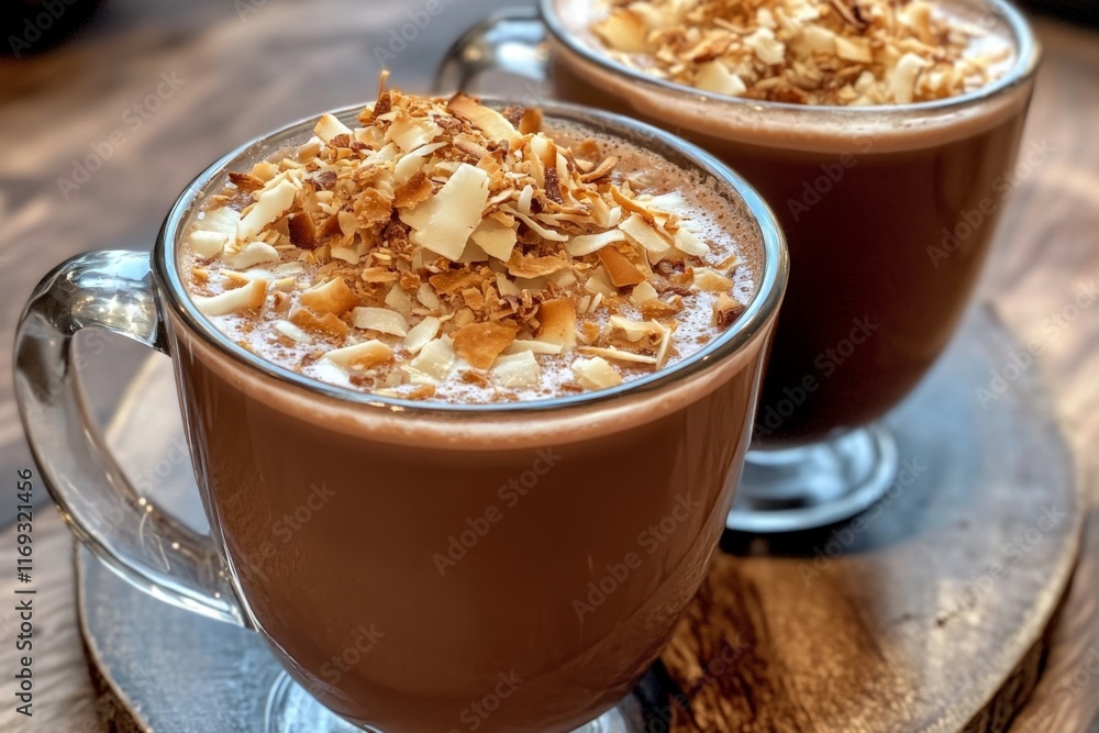 Decadent Coconut Chocolate Drink Decadent Coconut Chocolate Drink