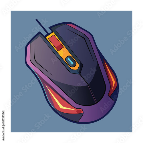 Gaming equipment vector illustration