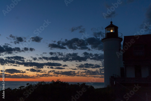 Lighthouse on Lake Michigan