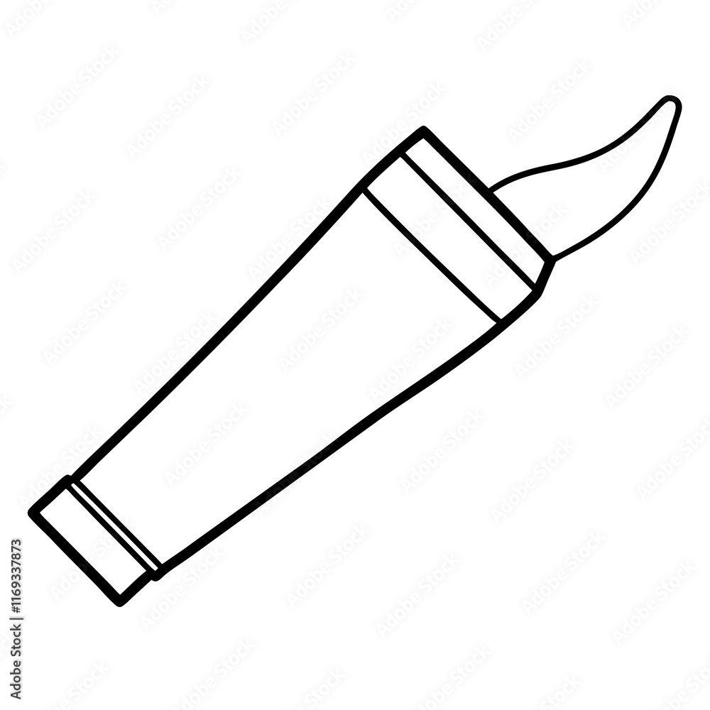 Toothpaste vector illustration Toothpaste vector illustration