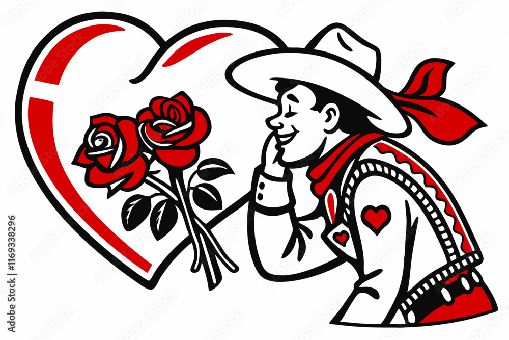 Valentine Heart Hugger: Elegant Vector Line Art in White Valentine Heart Hugger: Elegant Vector Line Art in White