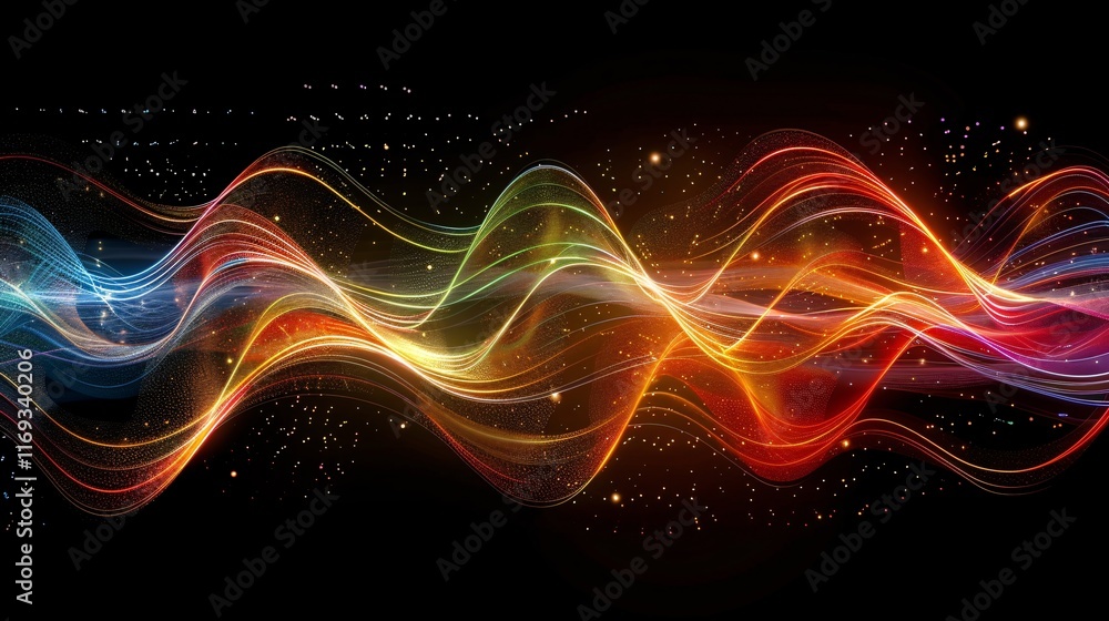 Captivating digital art design featuring a mesmerizing flow of luminous abstract waves swirls and lines in a vibrant spectrum of colors creating a dynamic futuristic and synesthetic visual experience Captivating digital art design featuring a mesmerizing flow of luminous abstract waves swirls and lines in a vibrant spectrum of colors creating a dynamic futuristic and synesthetic visual experience