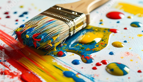 Wallpaper Mural paintbrush with paintbrush Torontodigital.ca