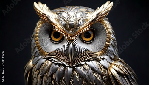 an epic owl close up