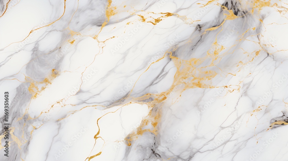 Fototapeta premium Marble Texture White and Gray with Subtle Veining and Smooth Surface