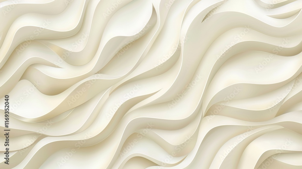 Fototapeta premium ivory seamless pattern wallpaper