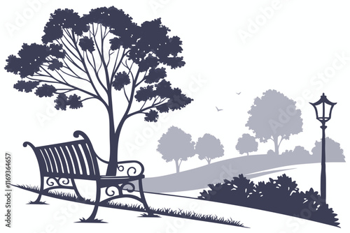 bench-in-park-silhouette-vector-a-eps-silhouette-a