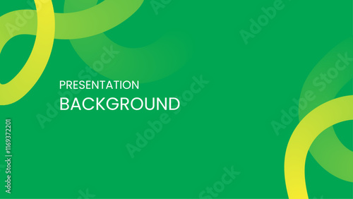 Abstract Green and Yellow Background for Presentation Design. Suit for business, corporate, institution, party, festive, seminar, and talks.