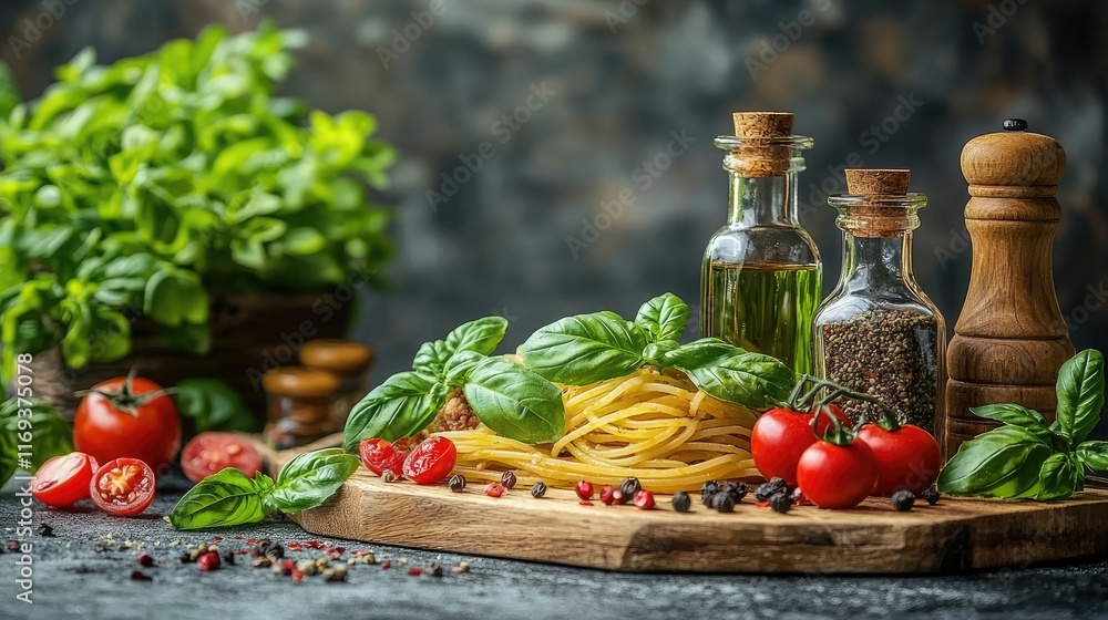 Hearty Spaghetti and Meatballs with Fresh Basil and Tomato Sauce for Culinary Delight Hearty Spaghetti and Meatballs with Fresh Basil and Tomato Sauce for Culinary Delight